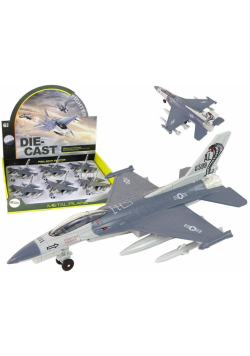 Samolot z napędem światło / dźwięk 1:72 szary