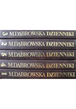 Dąbrowska Dzienniki tom I do V