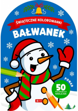 Bałwanek Świąteczne kolorowanki