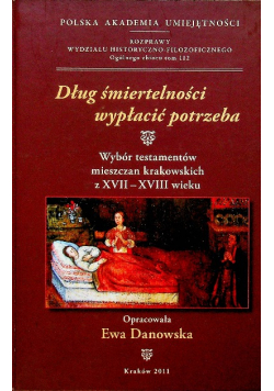 Dług śmiertelności wypłacić potrzeba