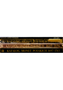 Katalog monet Polskich 4 tomy