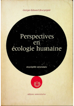 Perspectives en ecologie humaine