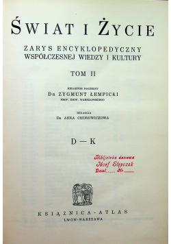 Świat i życie tom II