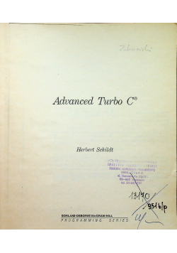 Advanced Turbo C