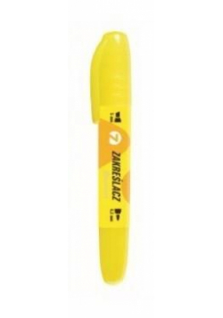 Zakreślacz premium dwie końcówki żółty (12sz)