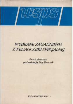 Wybrane zagadnienia z pedagogiki specjalnej