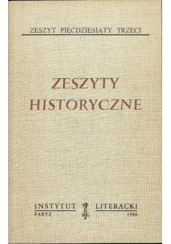 Zeszyty historyczne Zeszyt 53