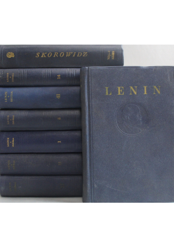 Lenin Dzieła 8 tomów