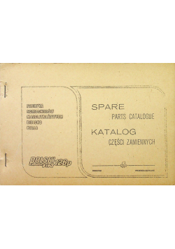 Spare parts catalogue. Katalog części zamiennych
