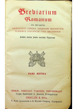 Breviarium Romanum Pars Aestiva