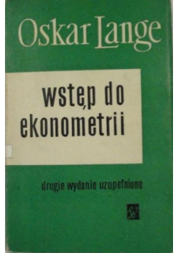 Wstęp do ekonometrii