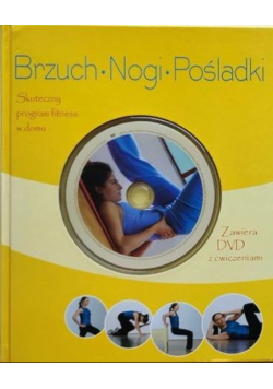 Brzuch nogi pośladki Książka fitness z DVD