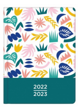 Kalendarz książkowy 18M 2022/2023 Kwiaty ALBI