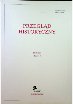 Przegląd historyczny tom XCV zeszyt 4