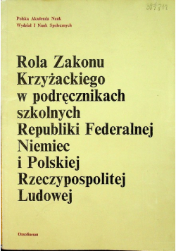 Rola zakonu krzyżackiego w podręcznikach