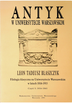 Antyk w uniwersytecie warszawskim część I
