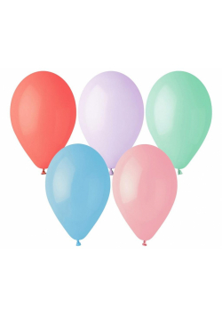 Balony makaroniki różnokolorowe MIX 25cm 100szt.