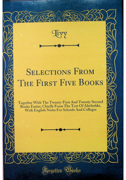 Selections From The First Five Books