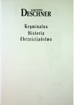 Kryminalna historia chrześcijańska