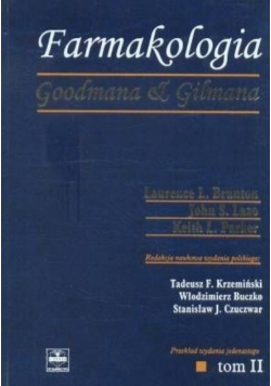Farmakologia Goodmana i Gilmana Tom II