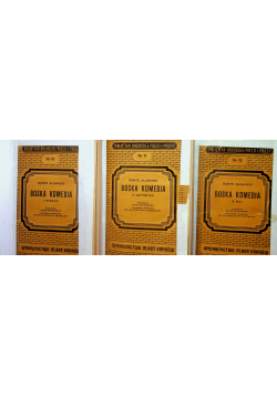 Boska komedia 1947 r 3 tomy