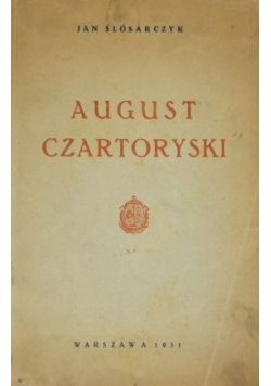 August Czartoryski 1931 r