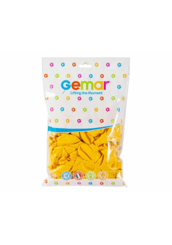Balony pastelowe ciemnożółte 25cm 100szt.