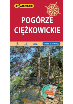 Mapa - Pogórze Ciężkowickie 1:50 000