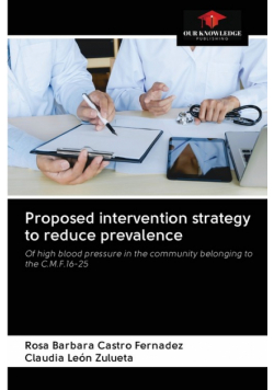 Proposed intervention strategy to reduce prevalence