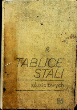 Tablice stali jakościowych
