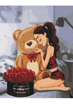 Malowanie po numerach - One million roses 40x50