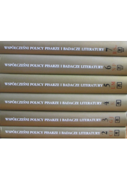 Współcześni polscy pisarze i badacze literatury tom 2 do 7
