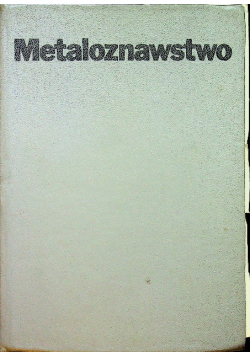Metaloznawstwo