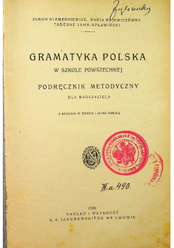 Gramatyka Polska w szkole powszechnej 1926 r.