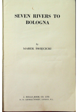 Seven Rivers to bologna 1946 r.
