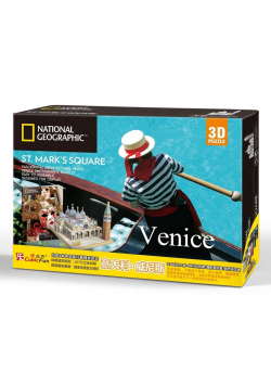 Puzzle 3D Wenecja Plac Św. Marka National Geo