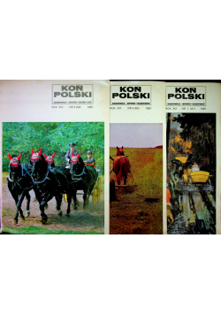 Koń polski Rok XVI Numer 1 do 3