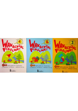 Wakacyjne Piosenki Tom 1 do 3