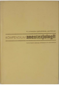 Kompendium anestezjologii
