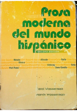 Prosa moderna del mundo hispańnico