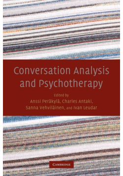 Conversation Analysis and Psychotherapy