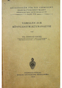 Tabellen zur rontgenstrukturanalyse