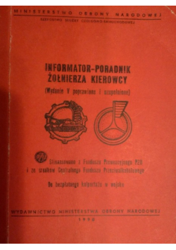 Informator Poradnik żołnierza kierowcy