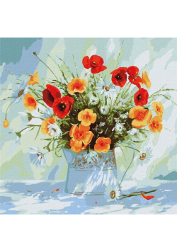 Malowanie po numerach - Barwy lata 40x40cm