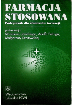 Farmacja stosowana podręcznik dla studentów faramacji