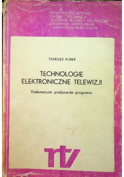 Technologie elektroniczne telewizji