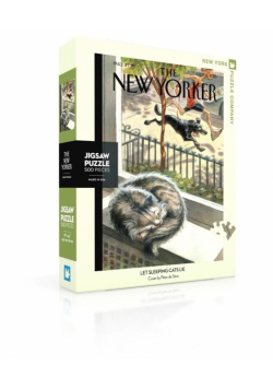 Puzzle 500 Śpiący kot, New Yorker XXL