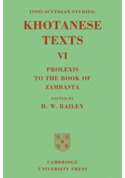 Indo-Scythian Studies, Volume VI