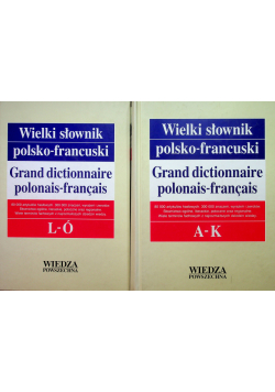 Wielki słownik polsko francuski 2 Tomy