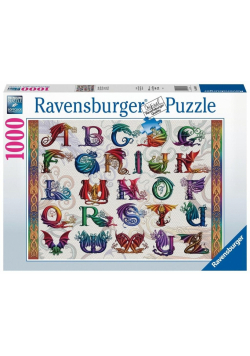 Puzzle 1000 Alfabet smoków